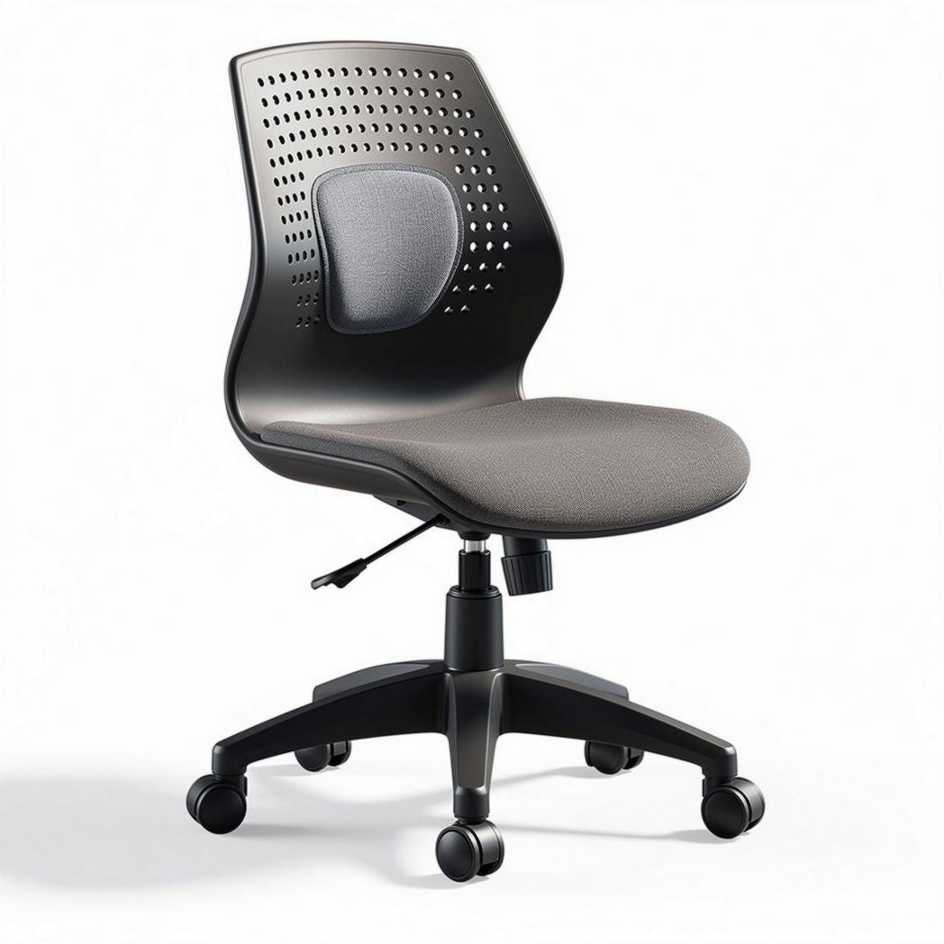 Mesh ergonomic office chair with adjustable height and lumbar support 42 x 42 x 90cm